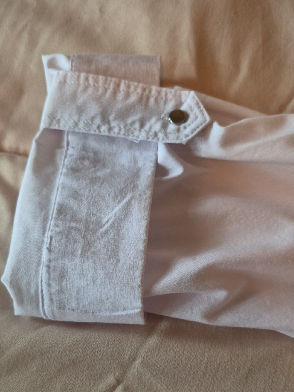 Zac & Rachel White Casual Button-Down Shirt with Chest Pockets - Picture 2 of 5